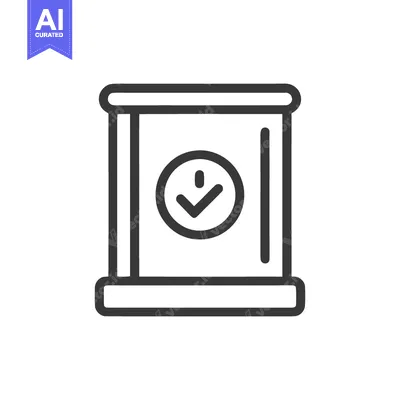 Popular premium asset: Minimalist Downward Arrow Icon in Rounded Frame, Outline Style