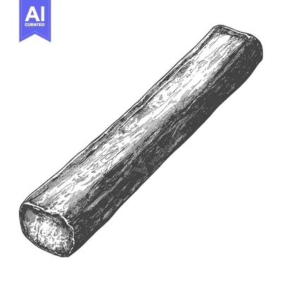 Popular premium asset: A Detailed Engraving of a Single Log of Wood