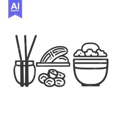Aset premium populer: A collection of various food items and a fragrance diffuser