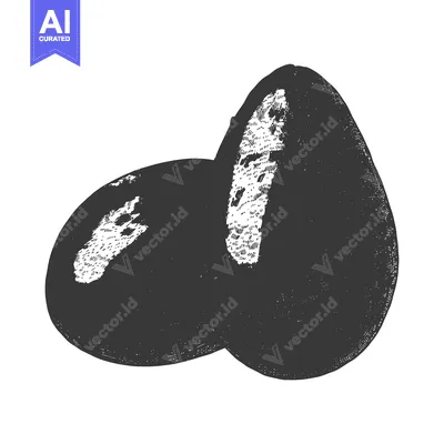 Aset desain premium: Two Avocados Resting Together Showing Texture