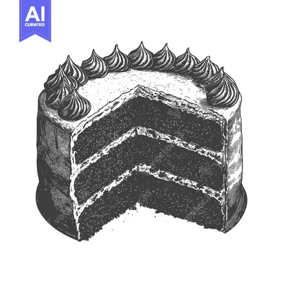 Popular premium asset: Delicious Chocolate Cake Awaiting Enjoyment