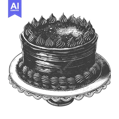 Popular premium asset: Delicious Chocolate Cake on Elegant Cake Stand