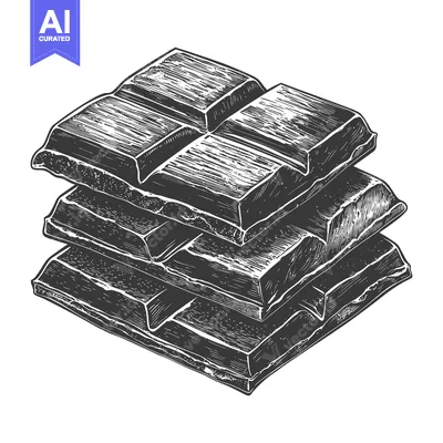 Stacked Chocolate Bars A Delicious Treat