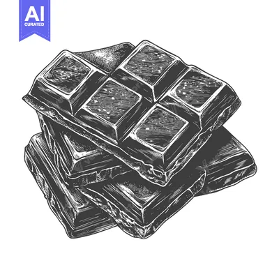 Popular premium asset: A Stack of Delicious Chocolate Bars Ready To Eat