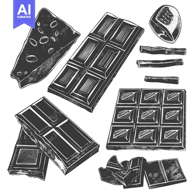 Assorted Chocolate Bars Pieces and Snacks
