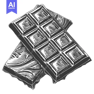 Aset premium populer: Two Delicious Chocolate Bars Awaiting Indulgence