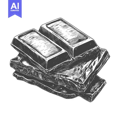 Aset premium populer: A Stack of Delicious Chocolate Bars