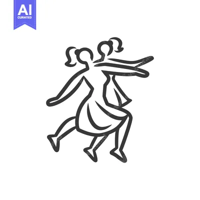 Popular premium asset: Two women dancing gracefully while elegantly dressed in flowing attire
