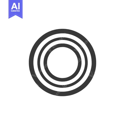 Popular premium asset: Concentric Circles: Minimalist Graphic Design with Bold Black Lines on
