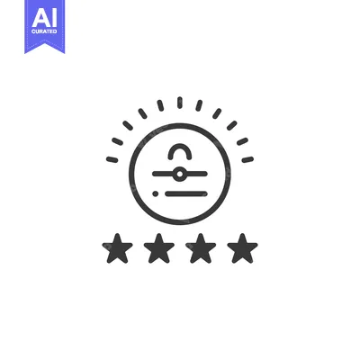 Aset premium populer: Circle with a lock and line inside, surrounded by sunburst, and four s