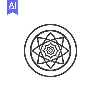Popular premium asset: Circular Design with a Six-Pointed Star and Concentric Rings