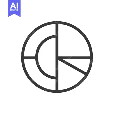 Aset premium populer: Circular Diagram with Four Sections and a Curved Line