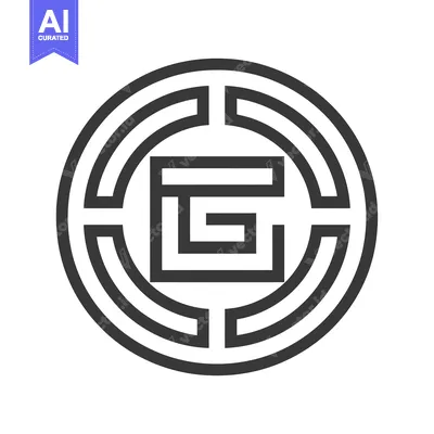 Popular premium asset: Circular Geometric Design with Inner Square and Letter G