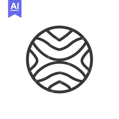 Popular premium asset: Circular Geometric Pattern with Intersecting Curved Lines