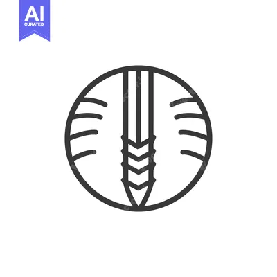 Premium design asset: Circular Icon Depicting a Screw or Bolt Inside a Circle
