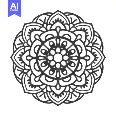 Popular premium asset: Circular Mandala Design with Geometric and Floral Motifs