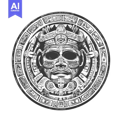 Popular premium asset: Circular Ornate Aztec Mask with Intricate Details