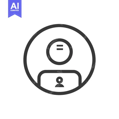 Aset premium populer: Circular Profile Icon with User Symbol and Two Lines