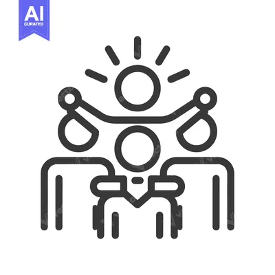 Popular premium asset: A group of people working together under a bright light symbol