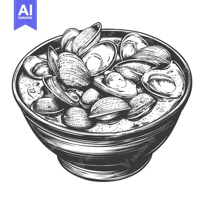 A Bowl of Clams A Delicious Seafood Dish