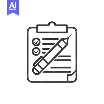 Clipboard with Checked List and Pen