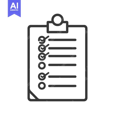 Premium design asset: Clipboard with checklist and checkmarks