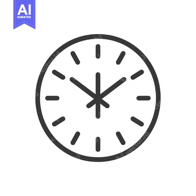 Aset premium populer: Clock Face with Four Hands Pointing to the Center