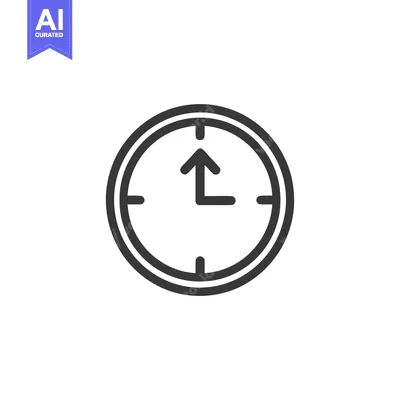 Aset premium populer: Minimalist Clock Icon: Time Management, Deadline, and Schedule Concept