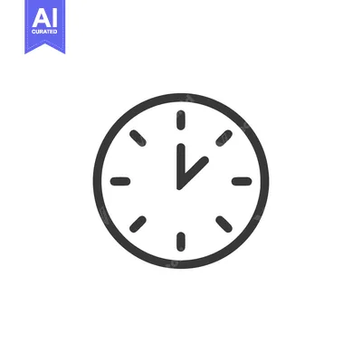 Aset premium populer: Minimalist Clock Icon: Time Management, Deadline, and Schedule Concept