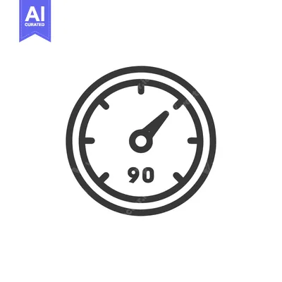 Aset desain premium: Clock Loader 90 Icon Line Art Icon  2221