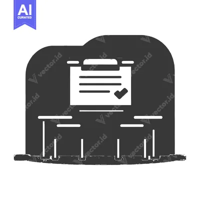Aset premium populer: Cloud storage with a checked document icon