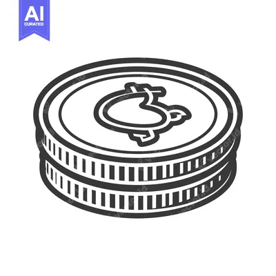 Aset desain premium: A Stacked Pile of Coins Depicting Economic Financial Wealth