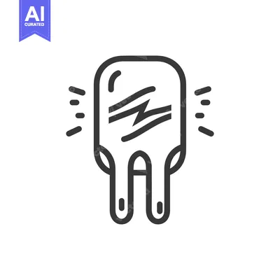 An abstract illustration of a hand dryer with lightning bolts