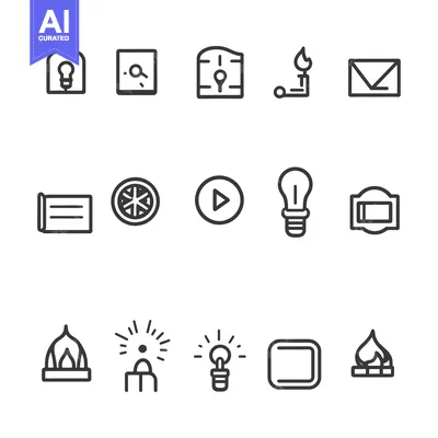 Popular premium asset: Collection of 15 Line Icons Related to Creativity and Inspiration
