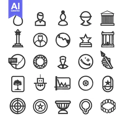 Aset premium populer: Collection of 28 Line Icons for Business, Finance, and Design