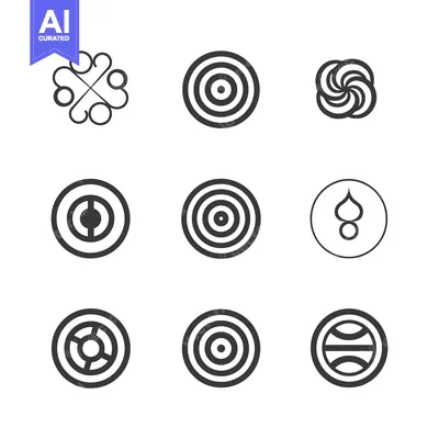Aset premium populer: Collection of Abstract Geometric Shapes and Patterns