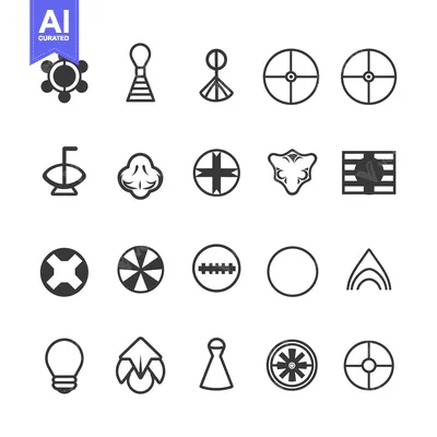 Popular premium asset: Collection of Abstract Geometric Shapes and Symbols