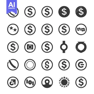 Premium design asset: Collection of Circular Icons with Various Symbols and Designs