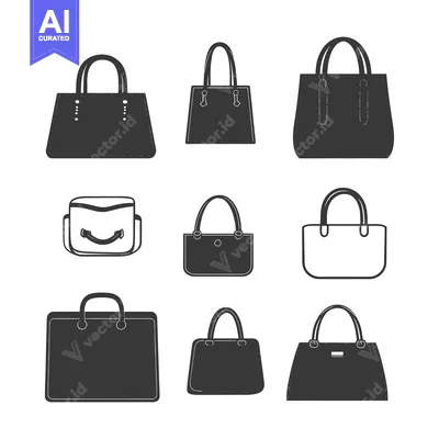 Aset premium populer: Collection of Different Styles of Handbags