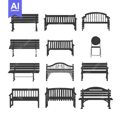 Collection of Different Styles of Wooden Benches and Chairs