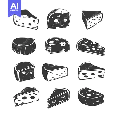 Popular premium asset: Collection of Different Types of Cheese with Holes