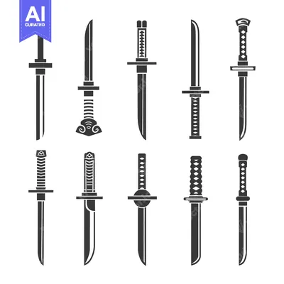 Popular premium asset: Collection of Different Types of Swords in Silhouette