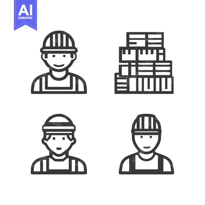 Popular premium asset: Construction Workers and Building Materials - A Vector Illustration.