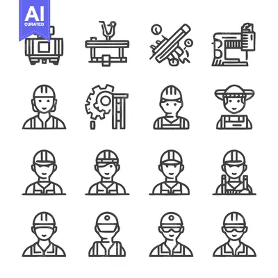 Aset premium populer: Construction and Engineering Icons - A Comprehensive Collection.