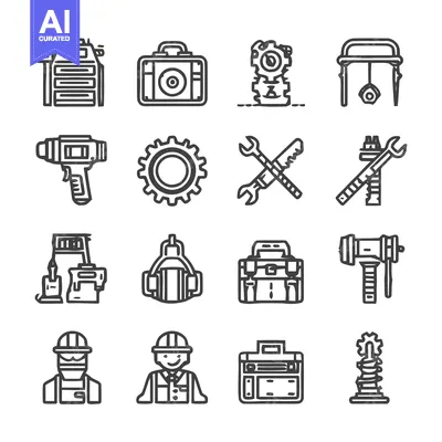 Popular premium asset: Engineering and Construction Tools - A Detailed Icon Set.