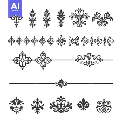 Aset premium populer: Collection of Ornate and Elegant Floral Design Elements