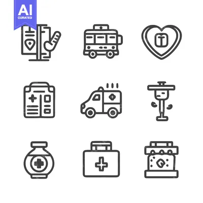 Popular premium asset: Medical Icons - Ambulance, First Aid Kit, and Healthcare Symbols.