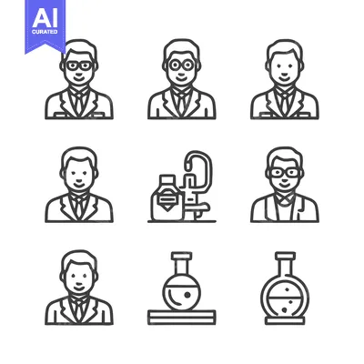 Science and Laboratory Icons - A Comprehensive Collection.