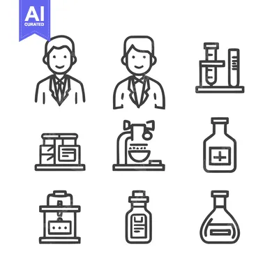 Aset premium populer: Laboratory Icons - Science, Research, and Medical Professionals.