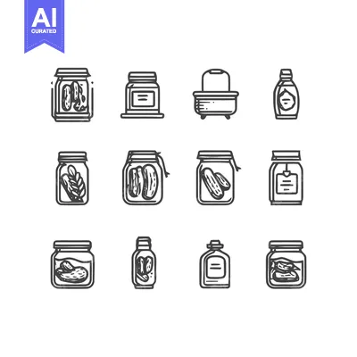 Popular premium asset: Pickle Jar Collection - Various Styles and Designs.